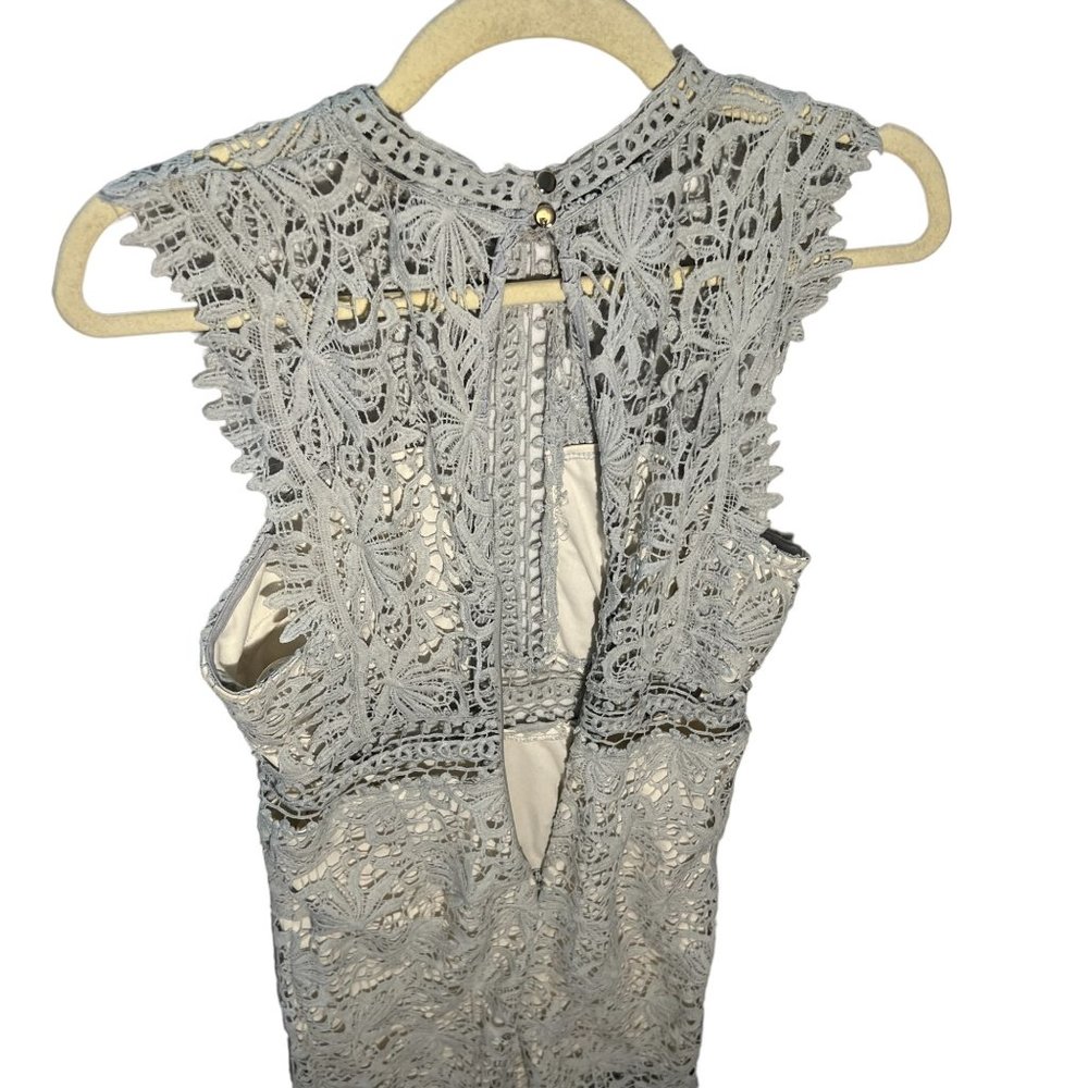 Classy yet Super Sexy Soieblu Crochet Fitted Dress Size Small, Perfect - Picture 5 of 11